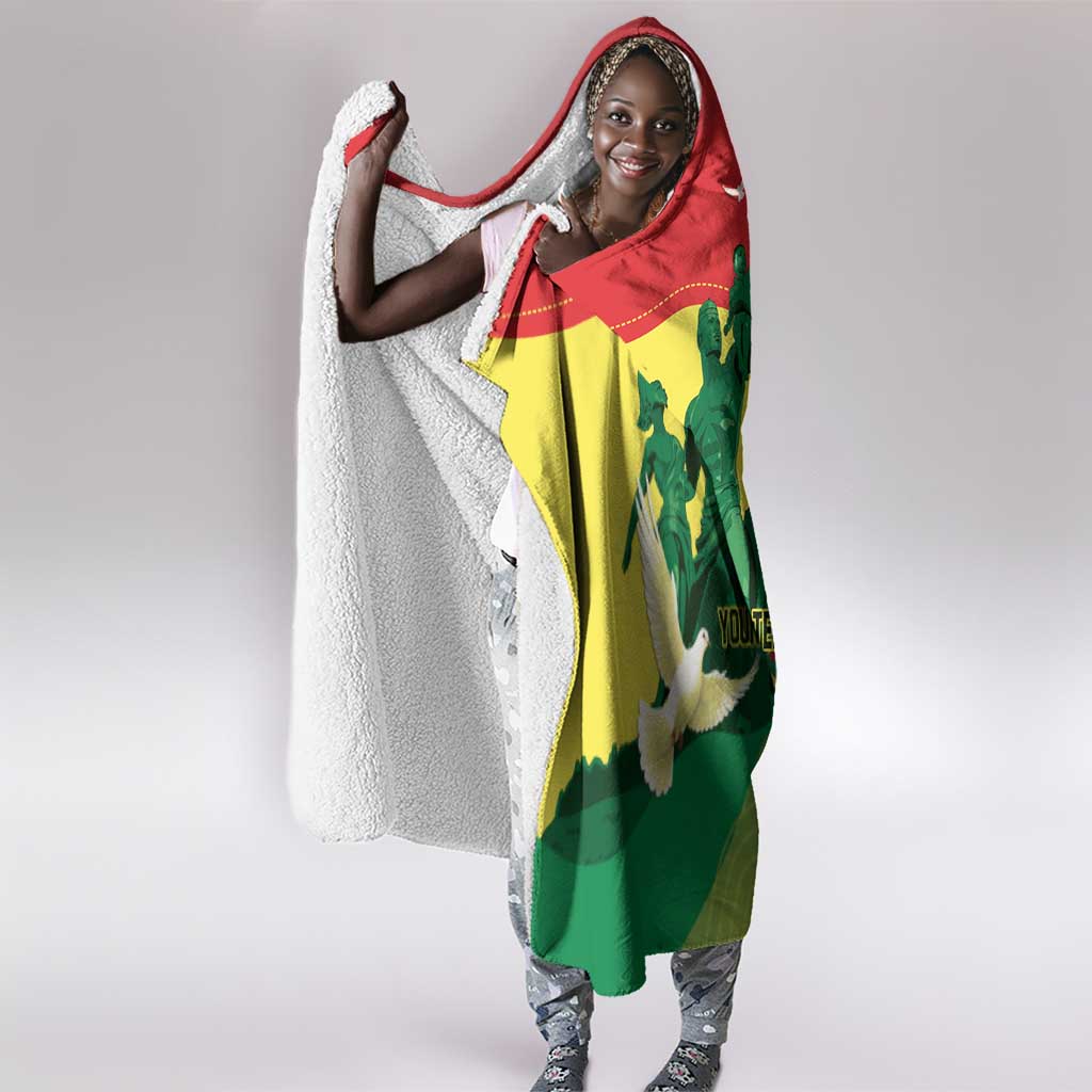 Personalized Senegal Independence Day Hooded Blanket African Renaissance Monument