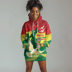 Personalized Senegal Independence Day Hoodie Dress African Renaissance Monument