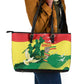 Personalized Senegal Independence Day Leather Tote Bag African Renaissance Monument