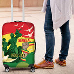 Personalized Senegal Independence Day Luggage Cover African Renaissance Monument