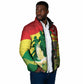Personalized Senegal Independence Day Padded Jacket African Renaissance Monument
