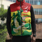 Personalized Senegal Independence Day Sleeveless Puffer Jacket African Renaissance Monument