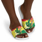 Personalized Senegal Independence Day Slide Sandals African Renaissance Monument