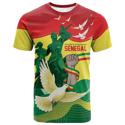 Personalized Senegal Independence Day T shirt African Renaissance Monument