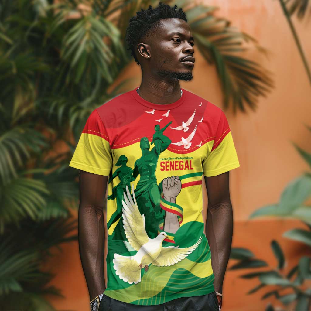 Personalized Senegal Independence Day T shirt African Renaissance Monument