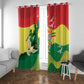 Personalized Senegal Independence Day Window Curtain African Renaissance Monument