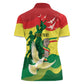 Personalized Senegal Independence Day Women Polo Shirt African Renaissance Monument