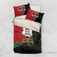 Kenya 254 Bedding Set Kenyan Flag Map Double Lion Shield - African Pride