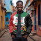 Kenya 254 Bomber Jacket Kenyan Flag Map Double Lion Shield - African Pride