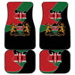 Kenya 254 Car Mats Kenyan Flag Map Double Lion Shield - African Pride