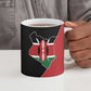 Kenya 254 Ceramic Mug Kenyan Flag Map Double Lion Shield