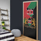Kenya 254 Door Cover Kenyan Flag Map Double Lion Shield