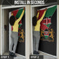 Kenya 254 Door Cover Kenyan Flag Map Double Lion Shield