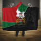 Kenya 254 Hooded Blanket Kenyan Flag Map Double Lion Shield - African Pride