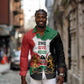 Kenya 254 Long Sleeve Button Shirt Kenyan Flag Map Double Lion Shield - African Pride