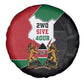 Kenya 254 Spare Tire Cover Kenyan Flag Map Double Lion Shield - African Pride