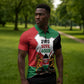 Kenya 254 Zipper Polo Shirt Kenyan Flag Map Double Lion Shield