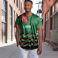 Custom Cricket Africa Kenya Baseball Jersey Green Lion Head with Kenyan Pattern - African Pride