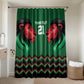 Custom Cricket Africa Kenya Bathroom Set Green Lion Head Kenyan Pattern