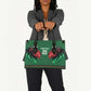 Custom Cricket Africa Kenya Leather Bag Green Lion Head Kenyan Pattern