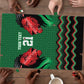 Custom Cricket Africa Kenya Puzzle Green Lion Head Kenyan Pattern