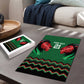 Custom Cricket Africa Kenya Puzzle Green Lion Head Kenyan Pattern