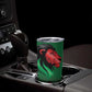 Custom Cricket Africa Kenya Tumbler Cup Green Lion Head with Kenyan Pattern - African Pride