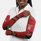Custom Cricket Africa Kenya Arm Sleeves Red Lion Head Kenyan Pattern