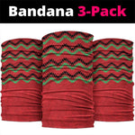 Cricket Africa Kenya Neck Gaiter Red Lion Head with Kenyan Pattern - African Pride
