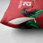 Custom Cricket Africa Kenya Pillow Cover Red Lion Head Kenyan Pattern
