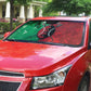 Personalized Kenya Maasai Shield Auto Sun Shade Green Red Kenyan Lion Half Style