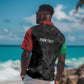 Personalized Kenya Maasai Shield Hawaiian Shirt Green Red Kenyan Lion Half Style - African Pride