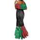 Personalized Kenya Maasai Shield Mermaid Dress Green Red Kenyan Lion Half Style - African Pride