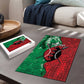 Personalized Kenya Maasai Shield Puzzle Green Red Kenyan Lion Half Style