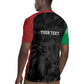 Personalized Kenya Maasai Shield Rugby Jersey Green Red Kenyan Lion Half Style - African Pride