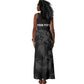 Personalized Kenya Maasai Shield Tank Maxi Dress Green Red Kenyan Lion Half Style - African Pride