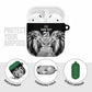 Custom Rugby Africa Kenya AirPods Case Black Kenyan 22-23 Motif