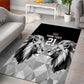 Custom Rugby Africa Kenya Area Rug Black Kenyan 22-23 Motif - African Pride