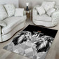 Custom Rugby Africa Kenya Area Rug Black Kenyan 22-23 Motif - African Pride