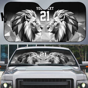 Custom Rugby Africa Kenya Auto Sun Shade Black Kenyan 22-23 Motif