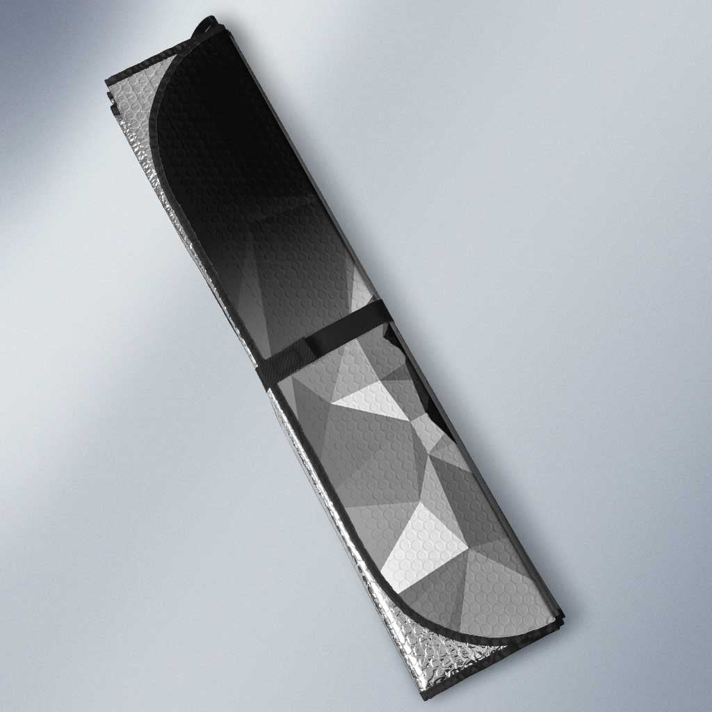 Custom Rugby Africa Kenya Auto Sun Shade Black Kenyan 22-23 Motif