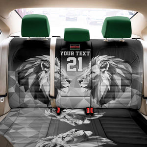 Custom Rugby Africa Kenya Back Car Seat Cover Black Kenyan 22-23 Motif - African Pride