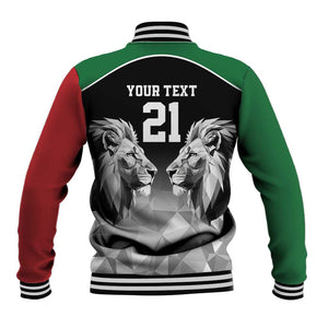 Custom Rugby Africa Kenya Baseball Jacket Black Kenyan 22-23 Motif - African Pride