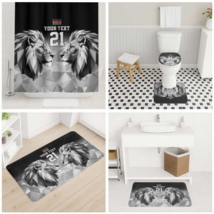 Custom Rugby Africa Kenya Bathroom Set Black Kenyan 22-23 Motif