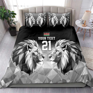 Custom Rugby Africa Kenya Bedding Set Black Kenyan 22-23 Motif - African Pride