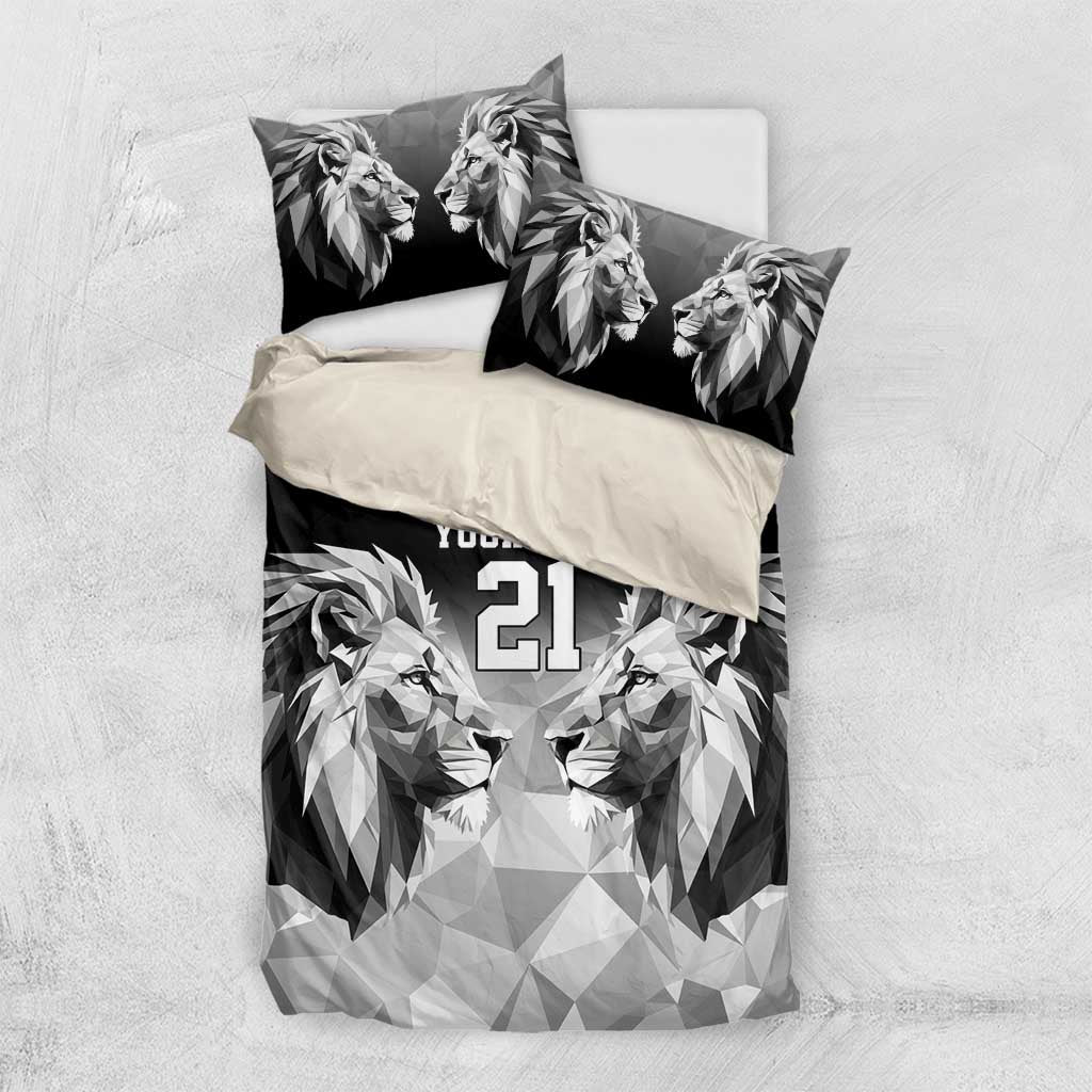 Custom Rugby Africa Kenya Bedding Set Black Kenyan 22-23 Motif - African Pride