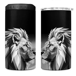 Custom Rugby Africa Kenya 4 in 1 Can Cooler Tumbler Black Kenyan 22-23 Motif - African Pride