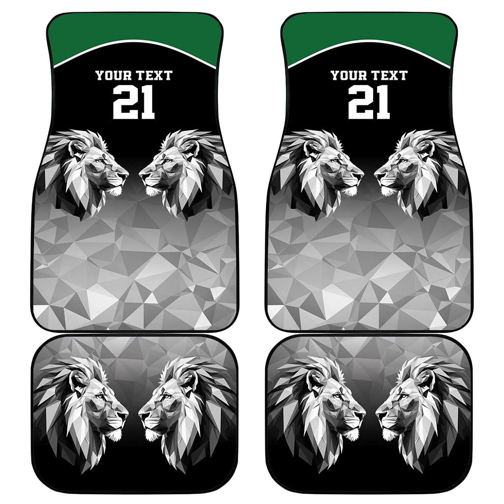Custom Rugby Africa Kenya Car Mats Black Kenyan 22-23 Motif - African Pride