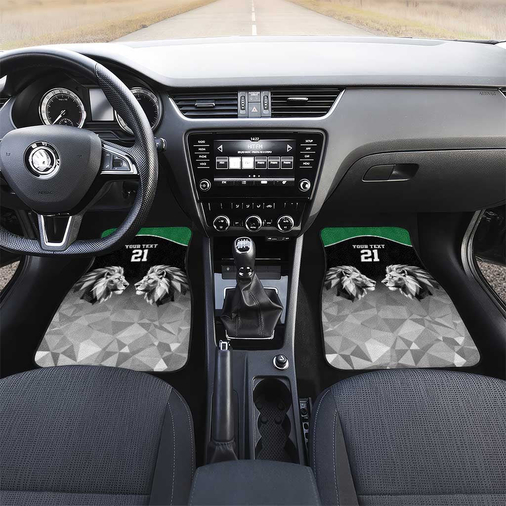 Custom Rugby Africa Kenya Car Mats Black Kenyan 22-23 Motif - African Pride