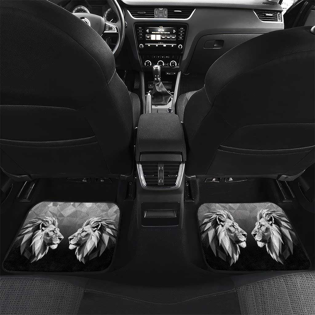 Custom Rugby Africa Kenya Car Mats Black Kenyan 22-23 Motif - African Pride